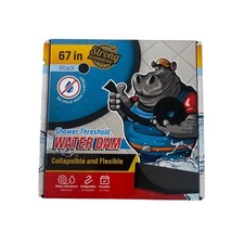 Shower Threshold Water Dam Collapsible  Flexible Strong Adhesive Water Resistan