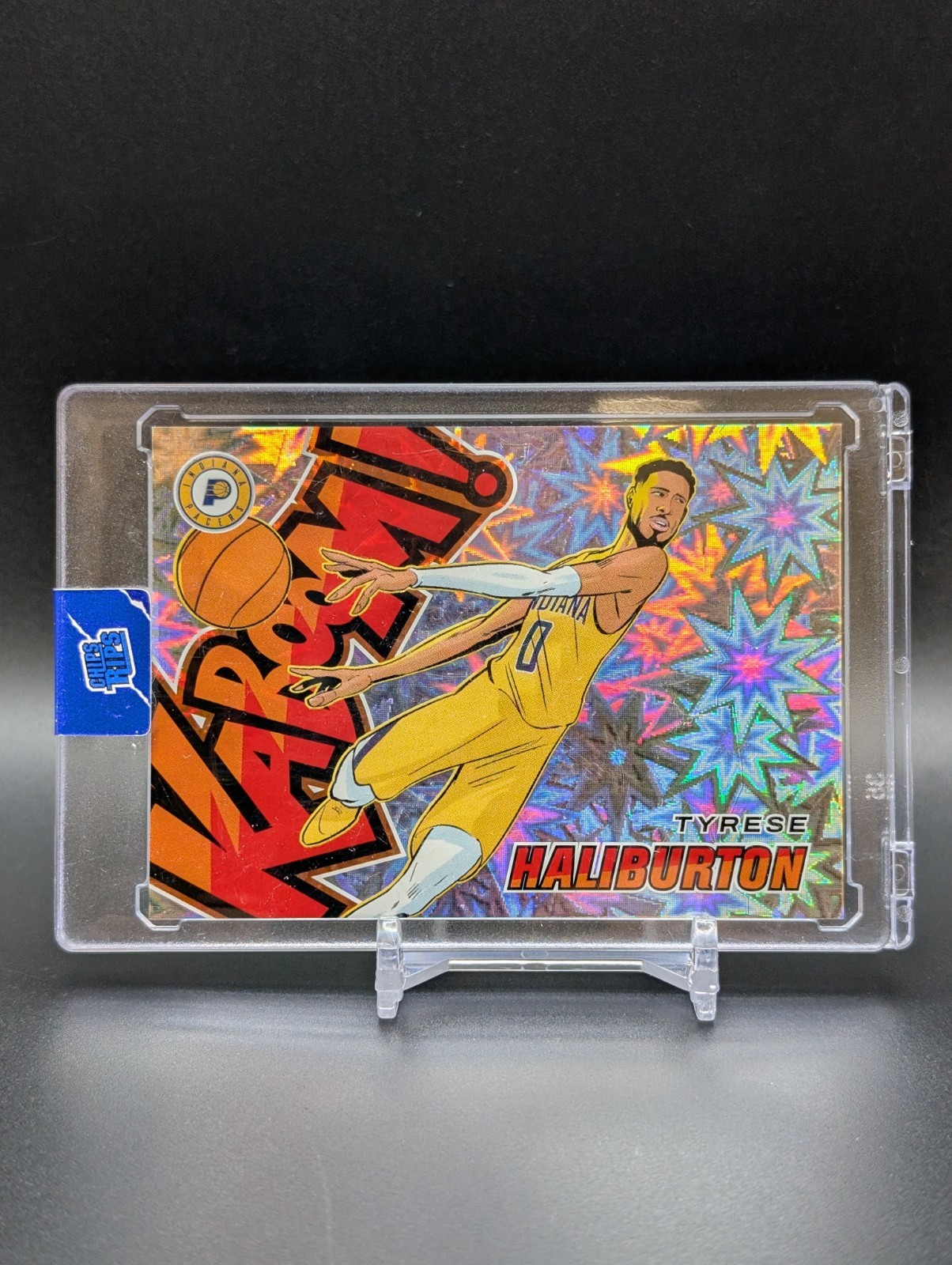 2024 Panini Revolution Kaboom! #5 Tyrese Haliburton SSP Case Hit Pacers