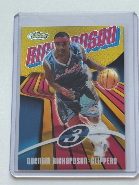 2003-04 Topps Finest - Quentin Richardson #78. Gold Refractor /25