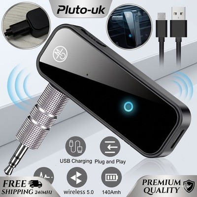 2-in-1 Wireless Bluetooth 5.0 Transmitter Empfänger Adapter Audio 3,5mm Klinke Aux