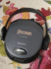 Sony Discman D-155 portable CD player, With Headphones, Official Sony Plug