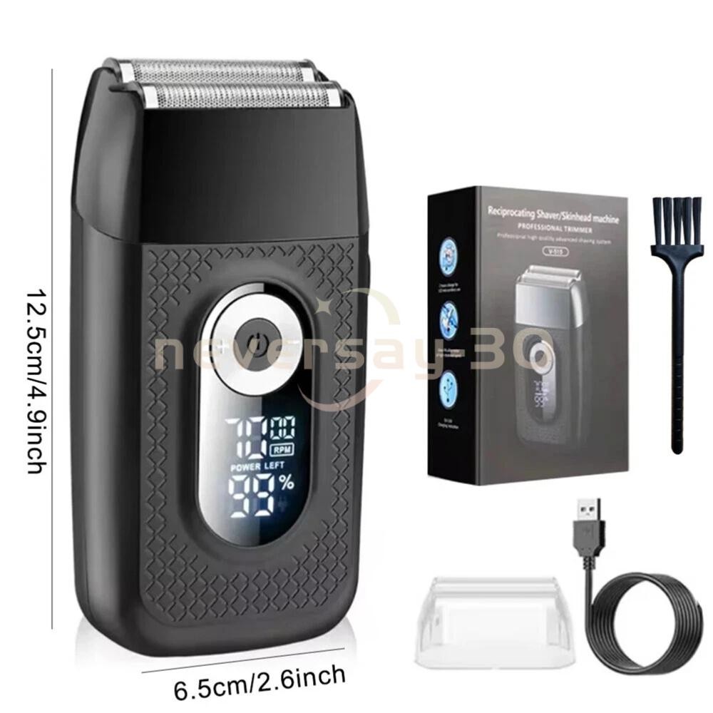 Mens USB Electric Shaver Trimmer Razor Rechargeable Hair Beard Shaving Machine