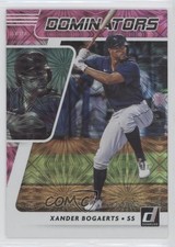 2021 Panini Donruss Dominators Pink Fireworks Xander Bogaerts #DOM13 d0l