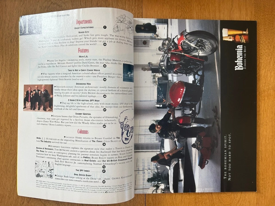 Spy Magazine May 1991 - "Life Really is Like High School!" - Madonna - Image 3 of 4