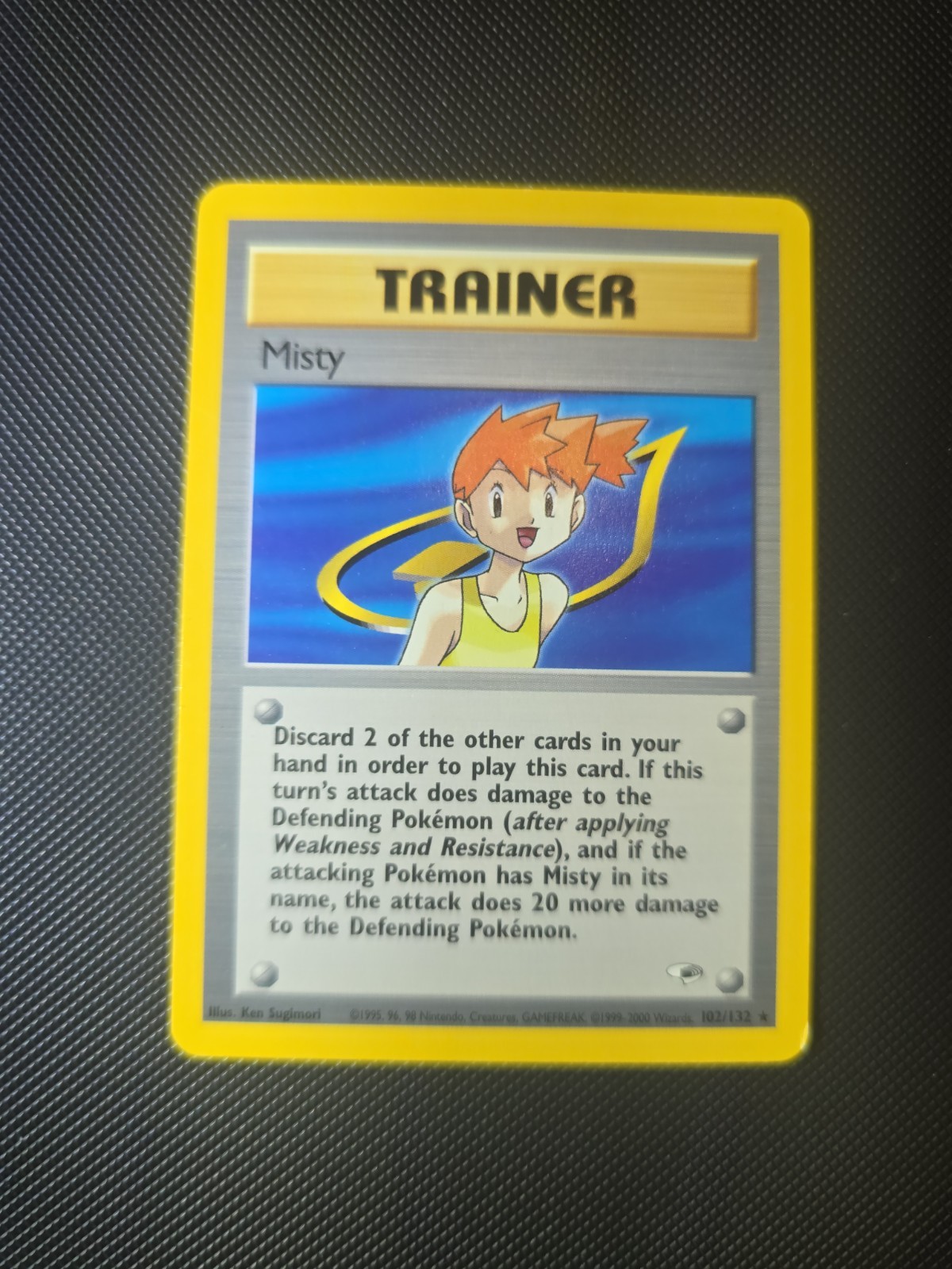 Pokémon TCG Misty Gym Heroes 102/132 Regular Rare Card