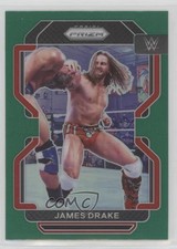 2022 Panini Prizm WWE Green Prizm James Drake #105 md3