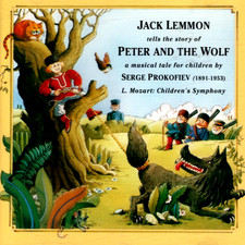 Jack Lemmon : Peter & the Wolf (CD) DISC + FRONT & BACK CVR ART - NO CASE - VG