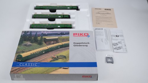 Piko H0 53122 Doppelstock-Gliederzug DR | Condition: Gebraucht