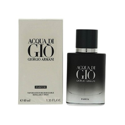 Acqua Di Gio Parfum by Giorgio Armani Box for Men 1.35 Oz Parfum Spray