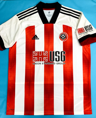 Adidas SHEFFIELD UNITED 2020/21 XL Home Football Shirt Soccer