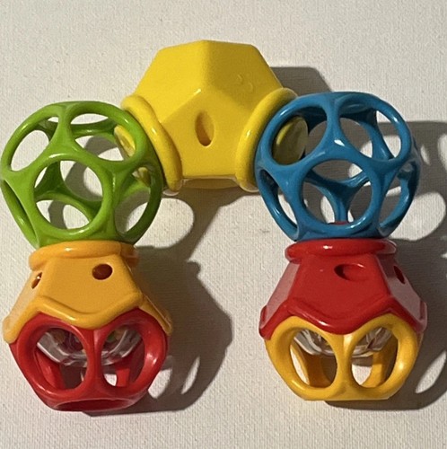 Oball Gripper Clicky Twist Baby Rattle Toy (08)