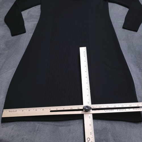 Pendleton Cowl Neck Black Sweater Dress Wool Blend Pullover Size Small - Picture 6 of 7