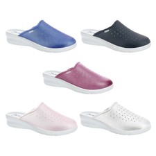 IN BLU Ciabatta 5033 DONNA Zoccoli Sanitari BLU JEANS AZALEA ROSA ARGENTO