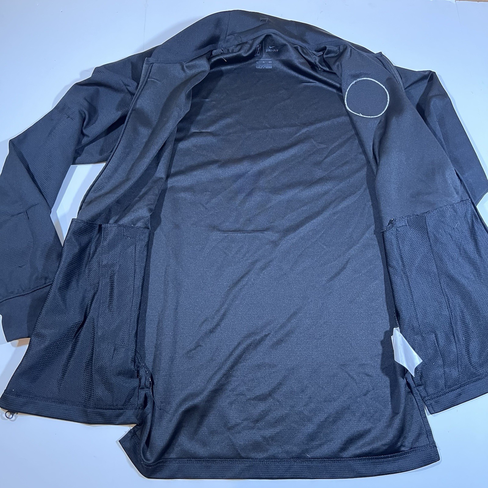 Chicago Sky Nike Dri Fit Full Zip Black Warm Up Jacket Size Small Tall WNBA thumbnail 10