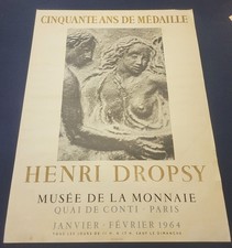 Affiche Henri Dropsy - Musée de la Monnaie 1964  Imp. Mourlot