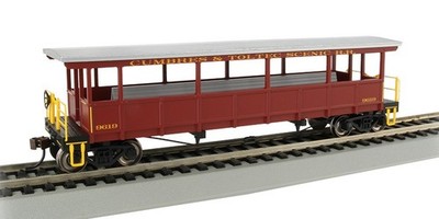 Bachmann 17433 RTR Open Excursion Car ''Cumbres & Toltec'' #9619