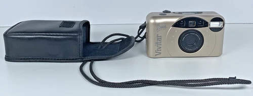 Vivitar Quartz Date PZ7000 35mm Battery Status LCD Point & Shoot Film Camera
