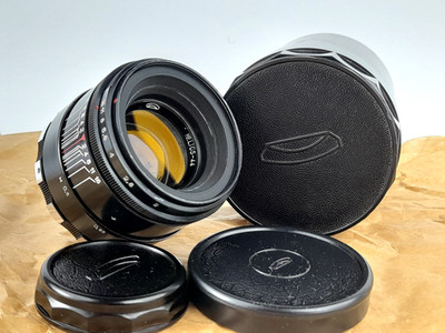  HELIOS 44 F/2 58mm Rare0027655 ZEBRA 8 blades SWIRLY BOKEH Biotar Designed lens