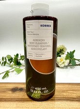 Image of Korres Mint Tea Renewing Body Cleanser Body Wash 400ml NEW