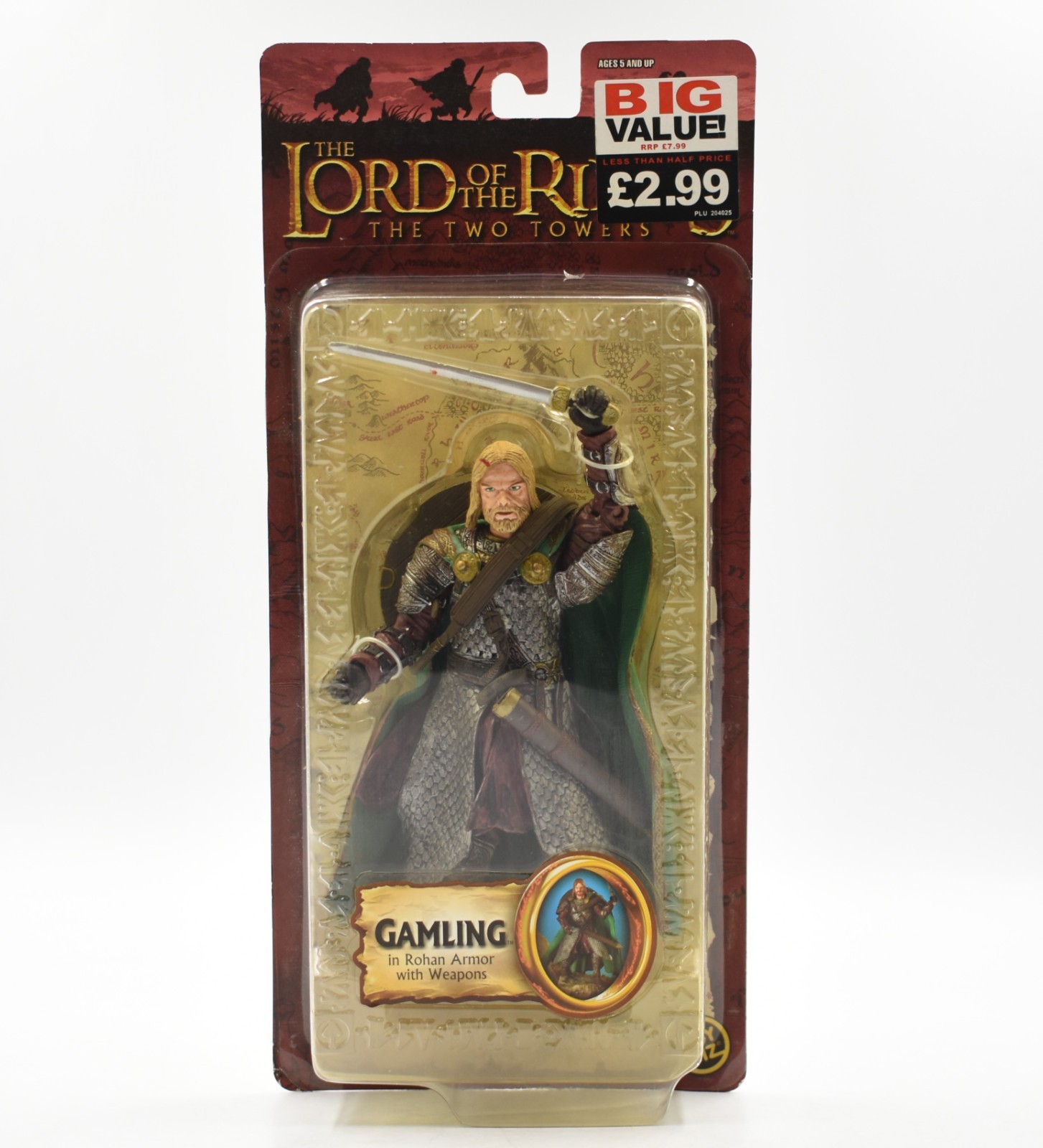 The Lord of The Rings Two Towers - Gamling (Rohan Armor) Action Figure