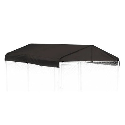 5 x 10 ft. Black Kennel Cover Tarp