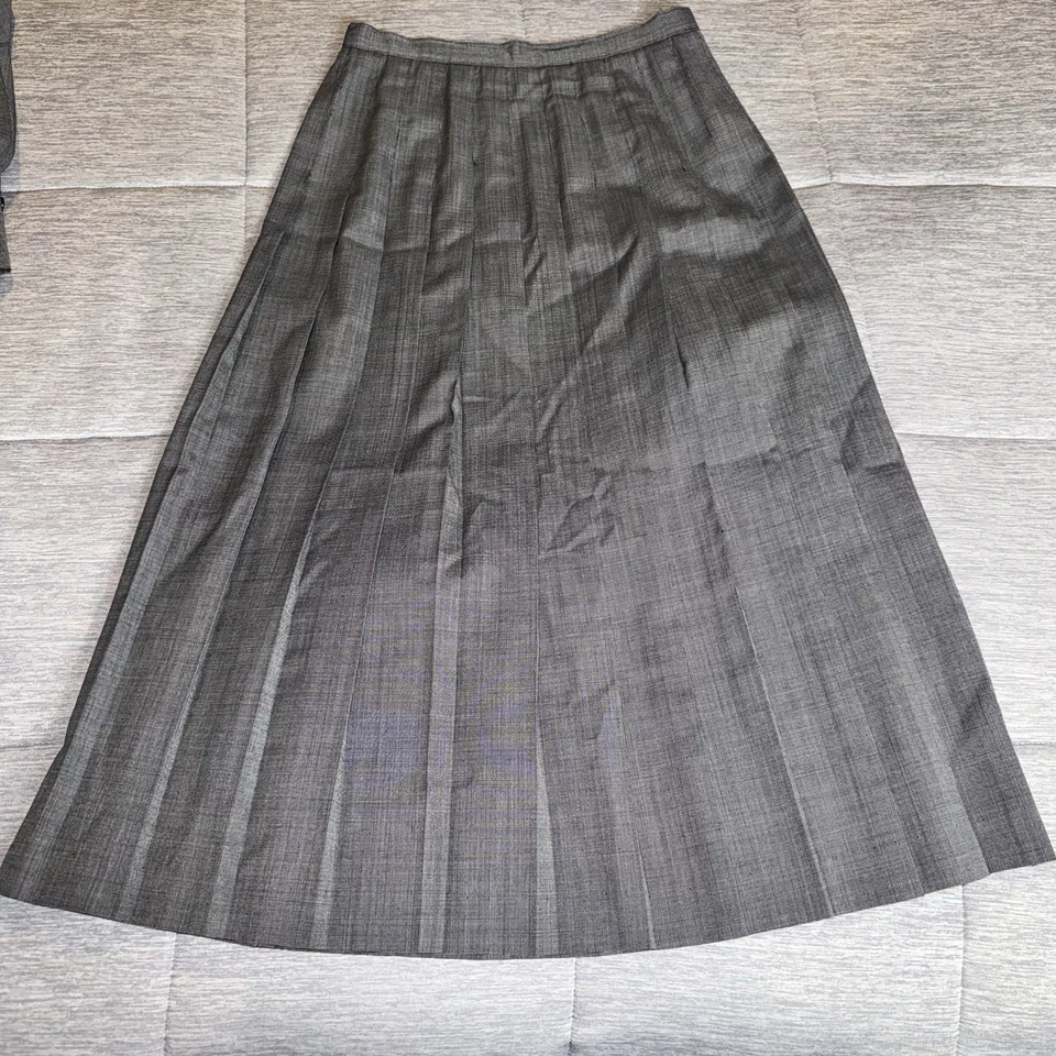 Saville Vintage Skirt Suit Womens 10 Wool Double Breasted Blazer Career Nautical - Image 2 of 4