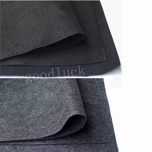 2M x 1M Car Cover Van Speaker Subwoofer Box Carpet Cloth Black/Gray