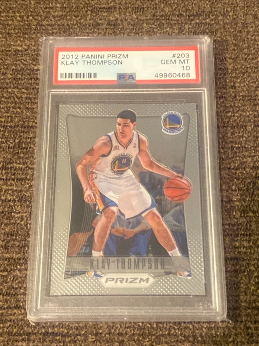 Klay Thompson 2012 prizm rookie card #203 psa 10 hot | eBay