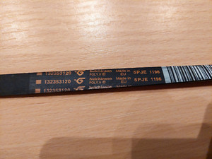 RIEMEN ELASTISCH für Waschmaschine AEG L63470FL 91453058201 Protex