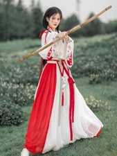 Modern Hanfu Women Chinese Traditional Dress Kimono Ancient Tang Dynasty Set Han
