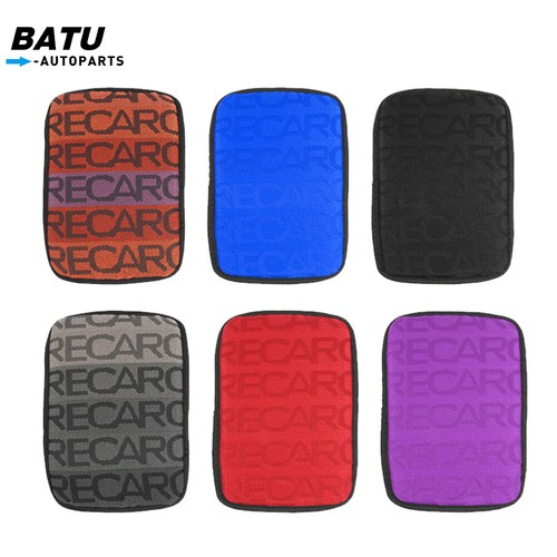 RECARO Car Armrest Pad Cover Auto Center Console Box Hyper Fabric Cushion Mat - Bild 1 von 14
