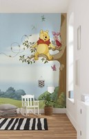 Winnie The Pooh Fototapete Disney Kinderzimmer Wandbild Blau Rollen 4-4116