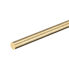 Brass Rod 5mm 1/5 inch Diameter 350mm Length Brass Solid Round Rod Lathe