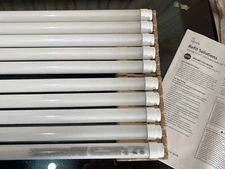 (Case of 10) GE 34253 4' 5000K LumenChoice Plastic Type C Tube Shop Light Bulb