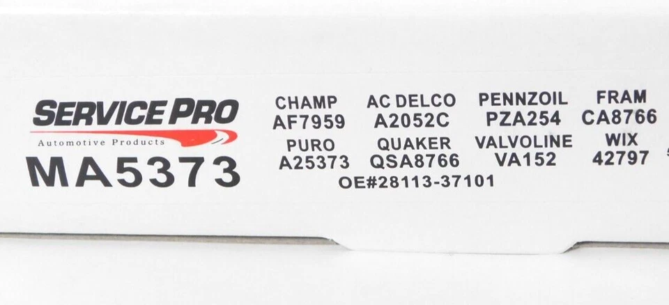 Filtro de aire para Hyundai 28113-37101 Sonata Kia Magentis Optima 2.4L 2.5L 2.7L Foto 2 de 4