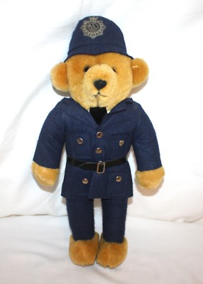 MERRYTHOUGHT PLUSH BEAR  ENGLAND POLICEMAN  18''