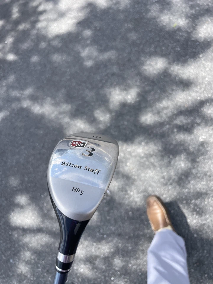 Mano derecha Wilson Staff Hb5 3 híbrido 17* rígido flexible grafito Foto 4 de 4
