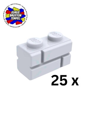 LEGO 25 x Mauerstein 98283 1x2 1 x 2 Light blusih gray grau Wall Stone Brick 