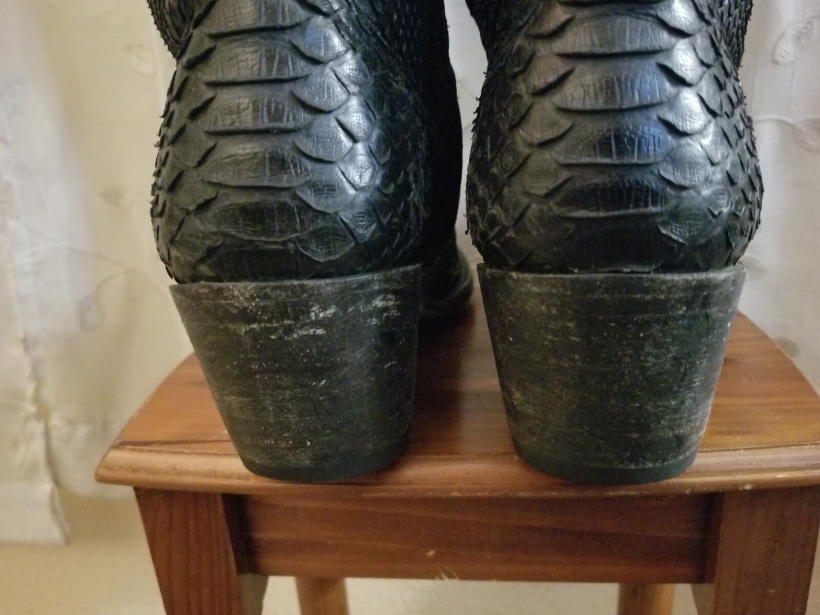 OLD GRINGO ~ Elizabeth ~ Full Python Black Boots … - image 7