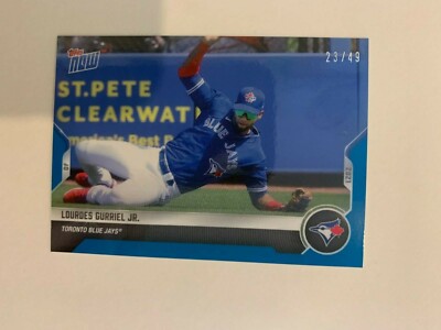 2021 Topps Now Road To Opening Day Lourdes Gurriel Blue Jays 23/49 #ODB-62