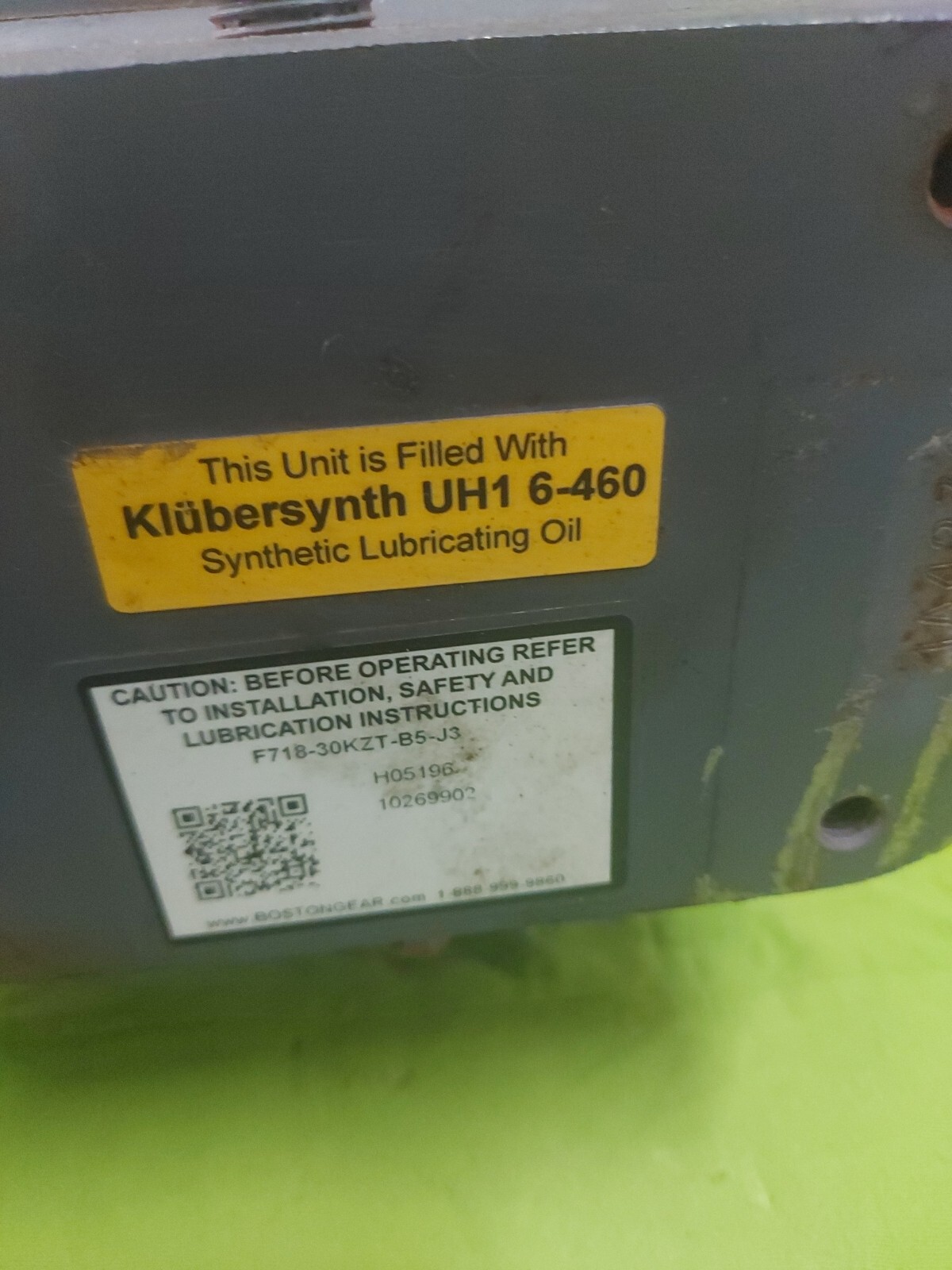 Boston GEAR DC Motor .5 HP 1725 RPM gear ratio 301 eBay