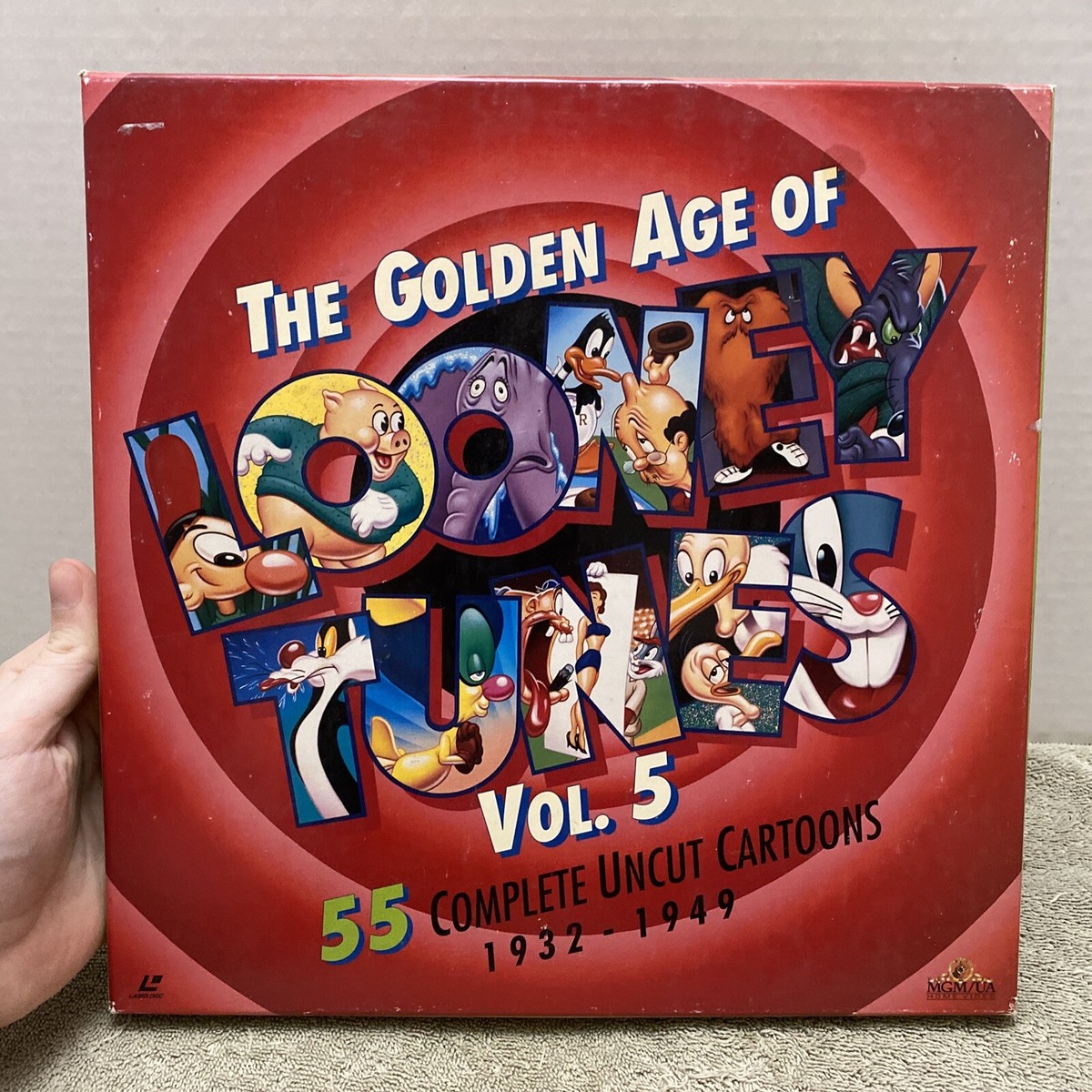 THE GOLDEN AGE OF LOONEY TUNES, VOLUME 5 4-Laserdisc LD BOXED SET