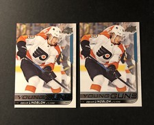 2018-19 YOUNG GUNS 2X OSKAR LINDBLOM PAIR #218 FLYERS