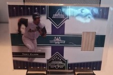 2005 Donruss Champions Impressions Materials Tony Clark #85 Baseball Card insert