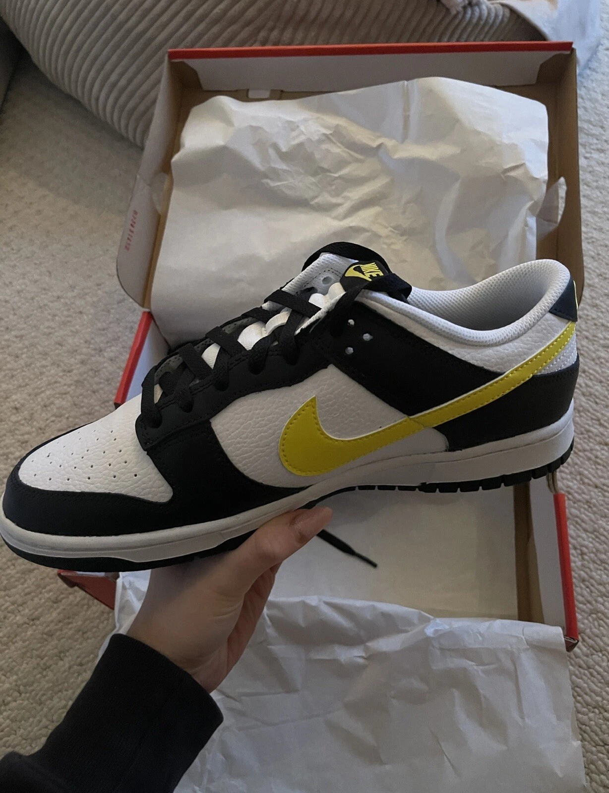 Nike Dunk Low Nero Opti Giallo