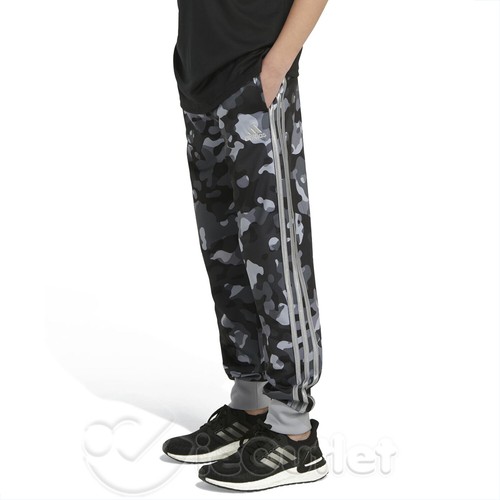 NEW Adidas Boys Focus 3-Stripe Tricot Elastic Waistband Slim Jogger Pants NWT - Picture 2 of 13