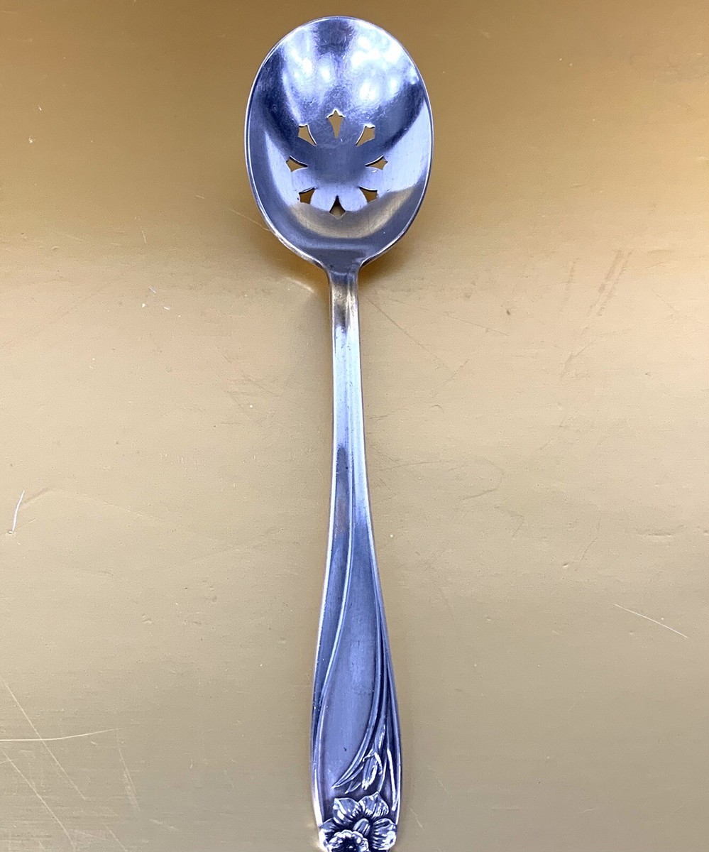 Silver Plate Daffodil Sterling Silver Flatware 1847 Rogers Bros