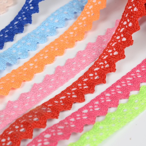 2Roll DIY Fabric Lace Tapes Hollow Out Self Adhesive Sticker Cotton Trim Craft - Picture 4 of 37