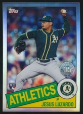 Jesus Luzardo 2020 Topps Chrome 35th 1985 Anniversary Baseball Card RC 85TC-10