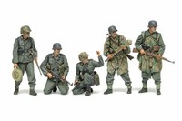 German Infantry Set Late Wwii 1:3 5 Figure Kunststoff Modell Kit Tamiya